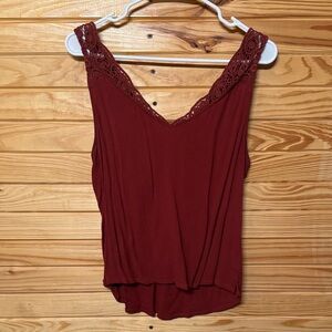 Shyanne Burnt Orange Lace Camisole